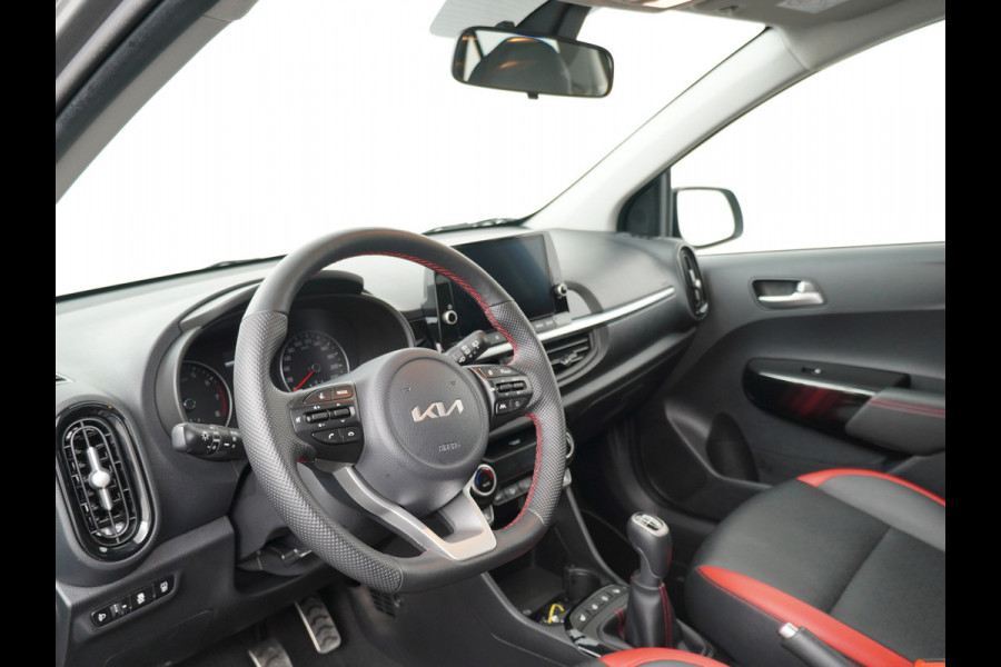 Kia Picanto 1.0 T-GDi GT-Line 5p 100PK! - Navigatie - Climate Control - Schuif/Kanteldak - Stoel/Stuur Verwarming - Leder - Fabrieksgarantie Tot 2030
