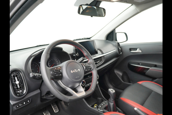 Kia Picanto 1.0 T-GDi GT-Line 5p 100PK! - Navigatie - Climate Control - Schuif/Kanteldak - Stoel/Stuur Verwarming - Leder - Fabrieksgarantie Tot 2030