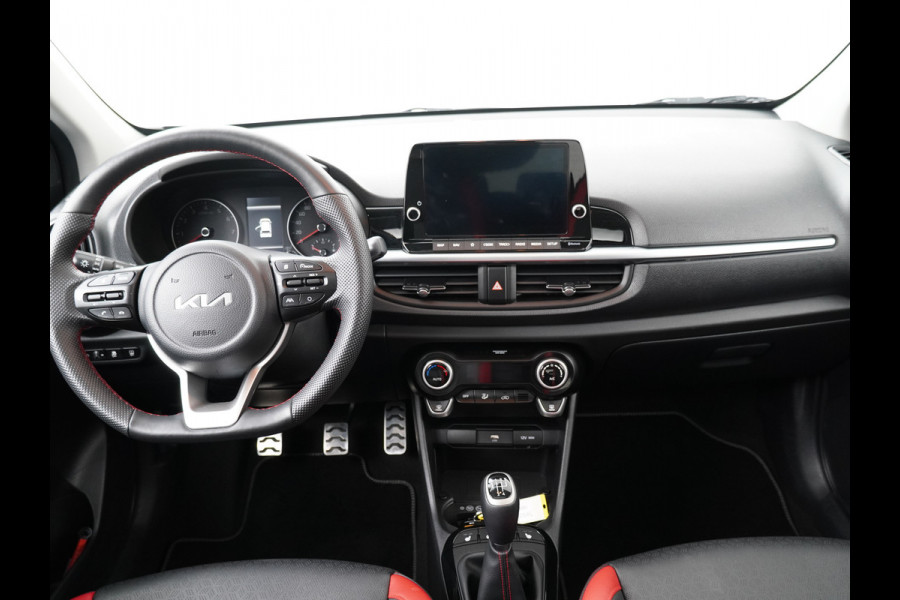 Kia Picanto 1.0 T-GDi GT-Line 5p 100PK! - Navigatie - Climate Control - Schuif/Kanteldak - Stoel/Stuur Verwarming - Leder - Fabrieksgarantie Tot 2030