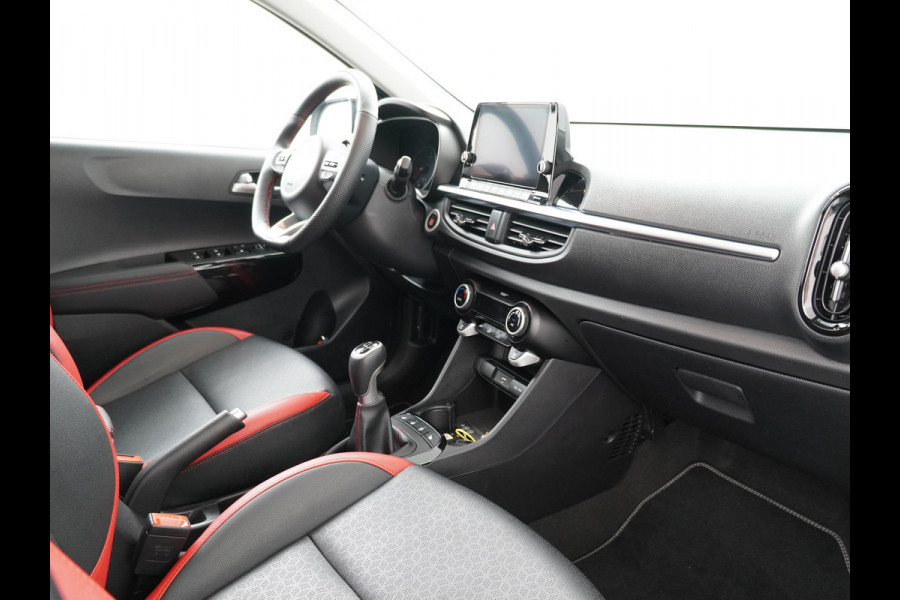 Kia Picanto 1.0 T-GDi GT-Line 5p 100PK! - Navigatie - Climate Control - Schuif/Kanteldak - Stoel/Stuur Verwarming - Leder - Fabrieksgarantie Tot 2030