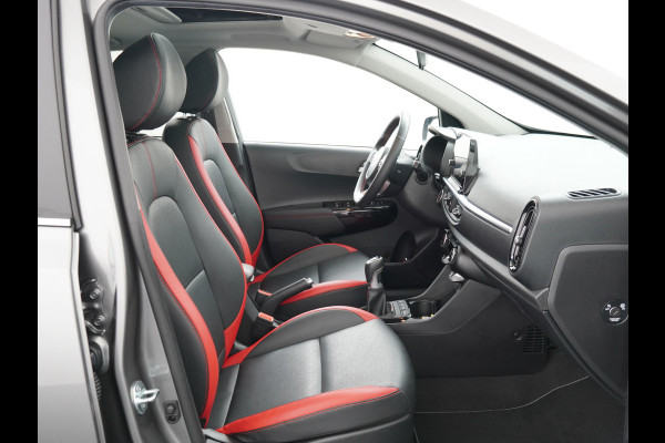 Kia Picanto 1.0 T-GDi GT-Line 5p 100PK! - Navigatie - Climate Control - Schuif/Kanteldak - Stoel/Stuur Verwarming - Leder - Fabrieksgarantie Tot 2030