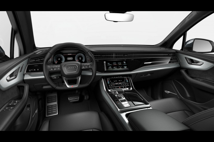 Audi Q7 55 TFSI quattro Pro Line S 7-zits 340PK | Panoramadak | Assistentiepakket Tour | Trekhaak | Lederen bekleding