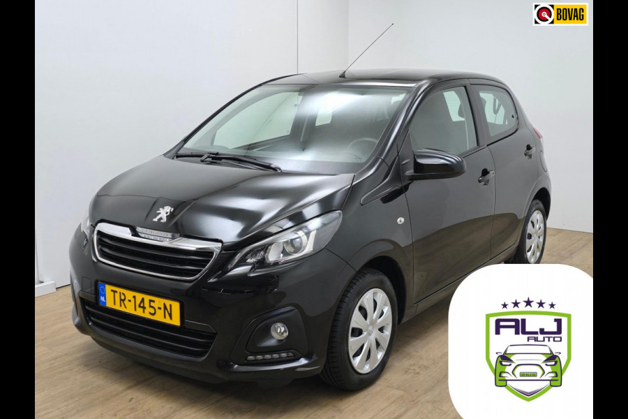 Peugeot 108 Occasion 1.0 VTI met airco en kleur zwart | Tweedehands Peugeot 108 zwart in 5 deurs | Bluetooth audio | incl.Btw