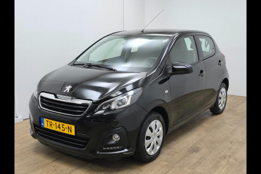 Peugeot 108 Occasion 1.0 VTI met airco en kleur zwart | Tweedehands Peugeot 108 zwart in 5 deurs | Bluetooth audio | incl.Btw