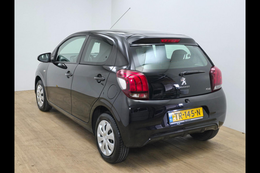 Peugeot 108 Occasion 1.0 VTI met airco en kleur zwart | Tweedehands Peugeot 108 zwart in 5 deurs | Bluetooth audio | incl.Btw