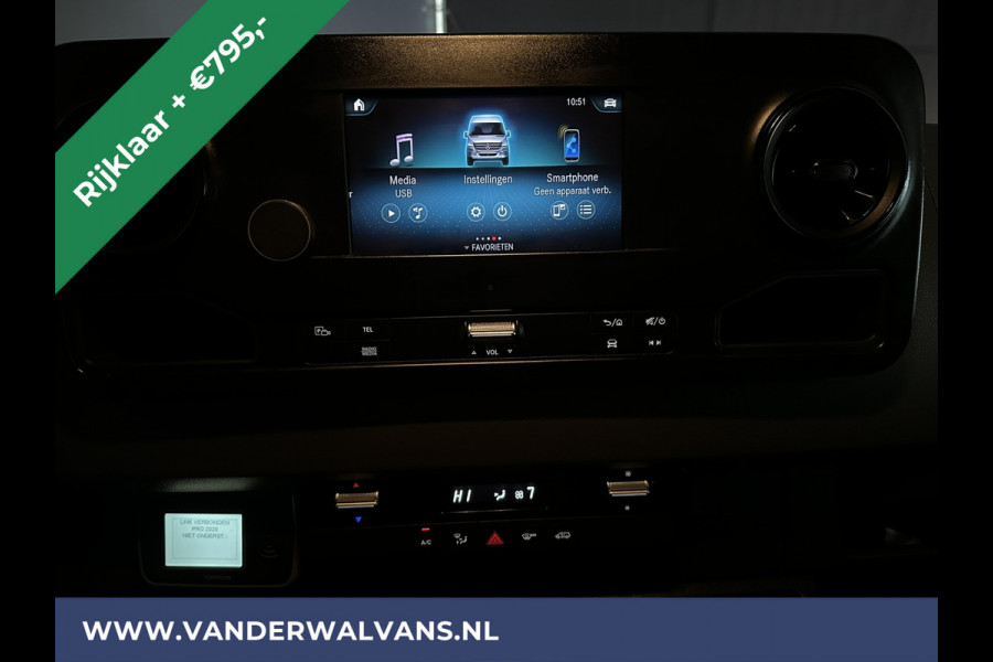Mercedes-Benz Sprinter 316 CDI 164pk L2H2 inrichting 3500kg Trekhaak Euro6 *Rijklaar* Airco | Camera | Apple Carplay Android Auto, Cruisecontrol, Parkeersensoren