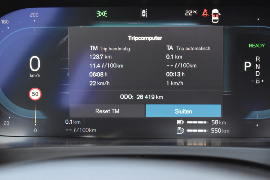 Volvo V90 T6 350 PK Plug-in hybrid AWD Ultra Dark Trekhaak | HUD | H&K | 360 Camera | Pano Dak | Leer