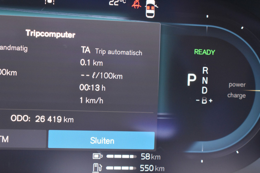 Volvo V90 T6 350 PK Plug-in hybrid AWD Ultra Dark Trekhaak | HUD | H&K | 360 Camera | Pano Dak | Leer