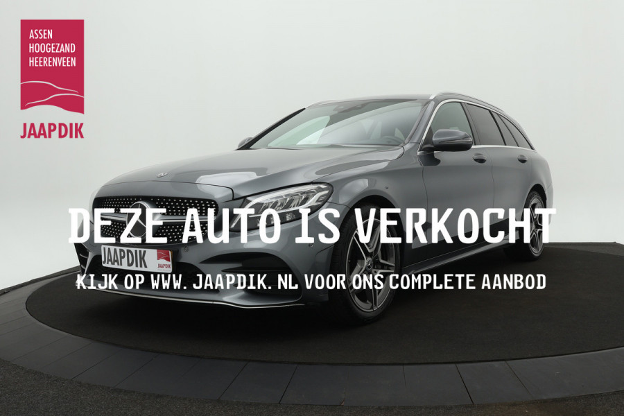 Mercedes-Benz C-Klasse Estate BWJ 1-2019 / 157 PK 180 Business Solution AMG Automaat / VOL!! / Leer / Camera a. Stoelverwarming / Navigatie / Clima / Sportstoelen /