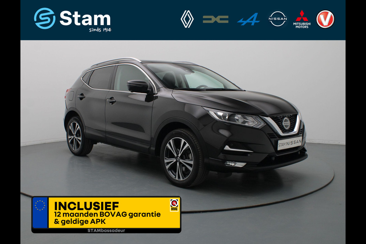 Nissan QASHQAI 141pk DIG-T N-Connecta 360° Camera | Cruise | Navi | Parkeersens. v+a | Panoramadak Nissan QASHQAI 141pk DIG-T N-Connecta 360° Camera | Cruise | Navi | Parkeersens. v+a | Panoramadak
