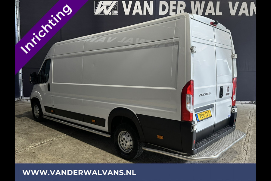 Fiat Ducato 3.0 NP 136pk L4H2 Post NL inrichting Euro6 Airco | Camera sidebars, 270 graden achterdeuren, schappen, doorloopdeur
