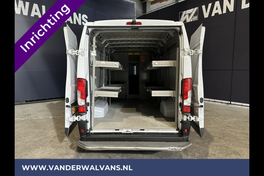 Fiat Ducato 3.0 NP 136pk L4H2 Post NL inrichting Euro6 Airco | Camera sidebars, 270 graden achterdeuren, schappen, doorloopdeur