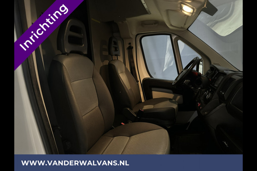Fiat Ducato 3.0 NP 136pk L4H2 Post NL inrichting Euro6 Airco | Camera sidebars, 270 graden achterdeuren, schappen, doorloopdeur