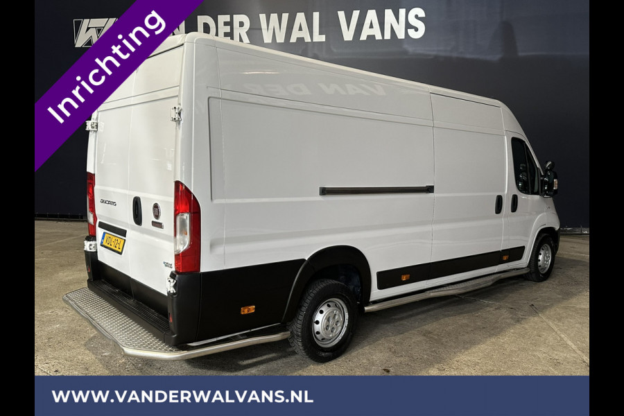 Fiat Ducato 3.0 NP 136pk L4H2 Post NL inrichting Euro6 Airco | Camera sidebars, 270 graden achterdeuren, schappen, doorloopdeur