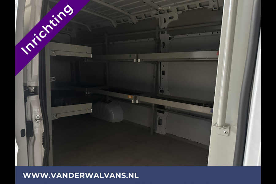Fiat Ducato 3.0 NP 136pk L4H2 Post NL inrichting Euro6 Airco | Camera sidebars, 270 graden achterdeuren, schappen, doorloopdeur