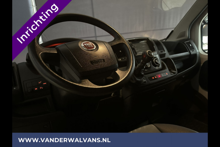 Fiat Ducato 3.0 NP 136pk L4H2 Post NL inrichting Euro6 Airco | Camera sidebars, 270 graden achterdeuren, schappen, doorloopdeur