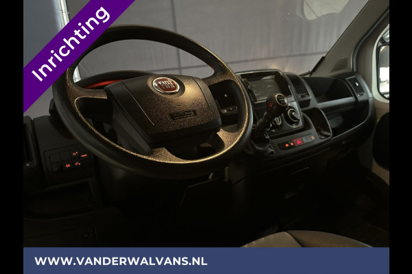 Fiat Ducato 3.0 NP 136pk L4H2 Post NL inrichting Euro6 Airco | Camera sidebars, 270 graden achterdeuren, schappen, doorloopdeur