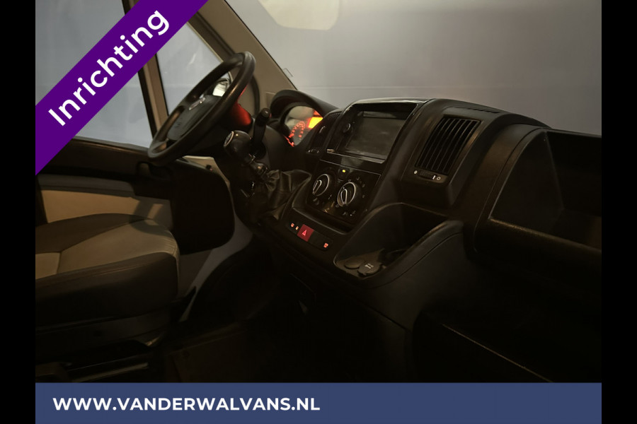 Fiat Ducato 3.0 NP 136pk L4H2 Post NL inrichting Euro6 Airco | Camera sidebars, 270 graden achterdeuren, schappen, doorloopdeur
