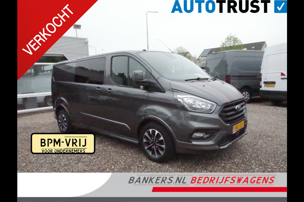 Ford Transit Custom 2.0 TDCI 170PK, L2H1, Sport, Dubbel cabine, Airco Ford Transit Custom 2.0 TDCI 170PK, L2H1, Sport, Dubbel cabine, Airco