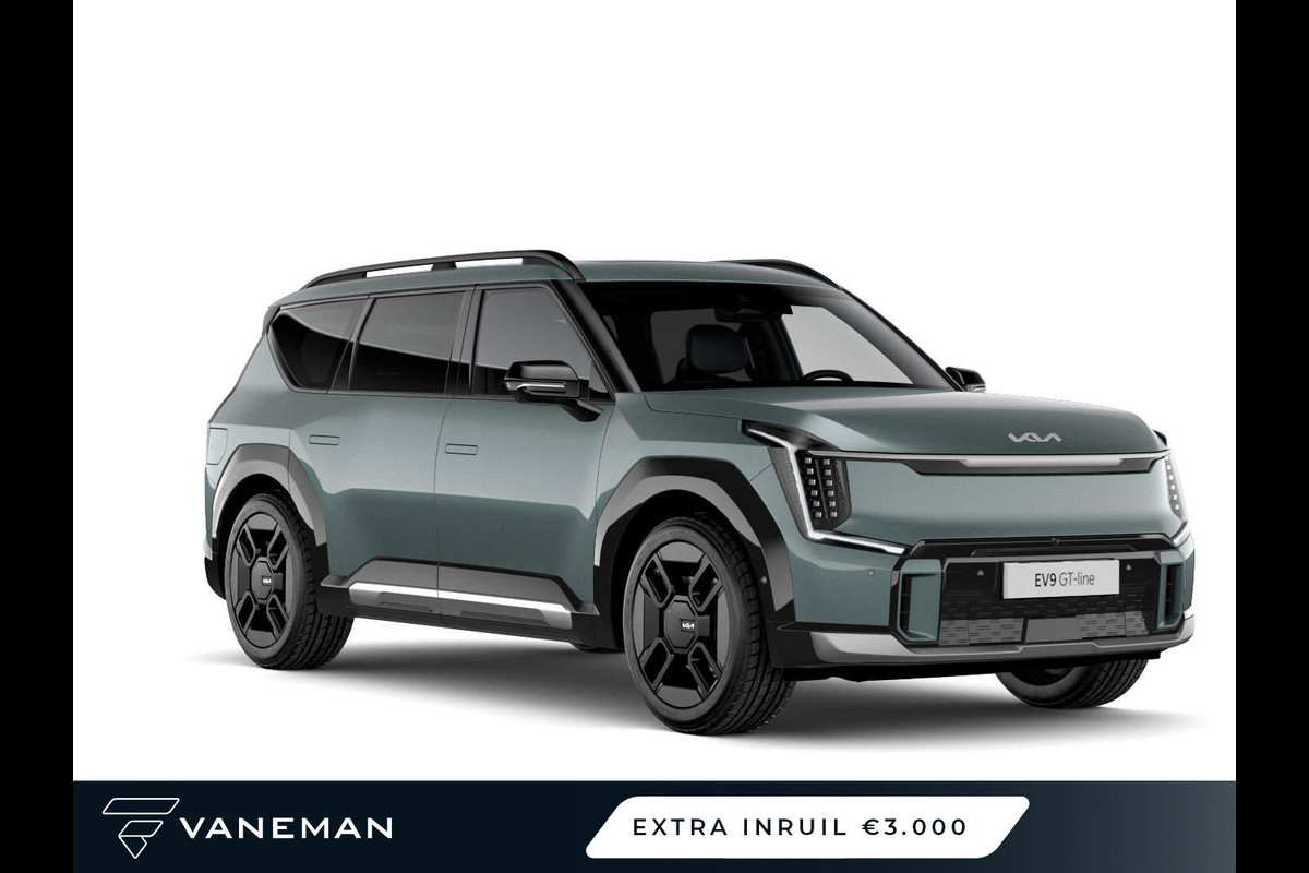 Kia EV9 GT-Line AWD 99.8 kWh | Zelfnivellerende achtervering | Cruise control adaptief met Stop&Go en stuurhulp Kia EV9 GT-Line AWD 99.8 kWh | Zelfnivellerende achtervering | Cruise control adaptief met Stop&Go en stuurhulp