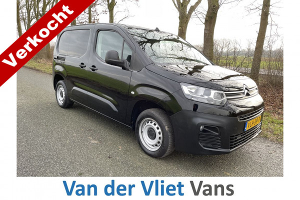 Citroën Berlingo 1.5 BlueHDI E6 3-Zits BPM Vrij! Lease €220 p/m, Airco, PDC, Carplay, Onderhouds historie aanwezig