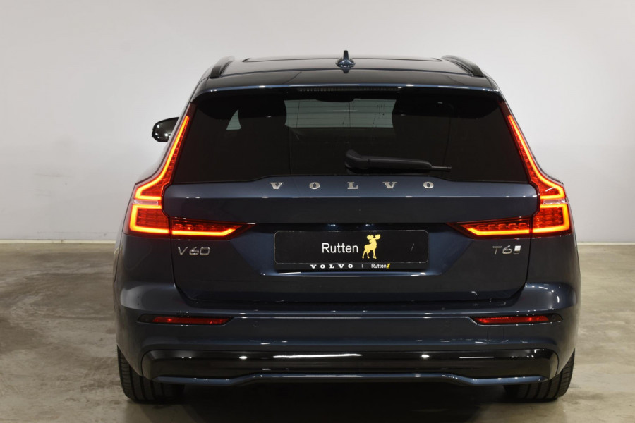 Volvo V60 T6 350PK Automaat Plug-in hybrid AWD Plus Dark / Panoramadak / 360 camera / Donker getint glas / 19'' velgen / Harman Kardon