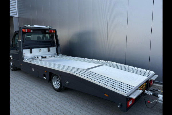 Mercedes-Benz Sprinter 519CDI V6 | 190PK | Luchtvering | Tijhof | 29.543KM NAP | 1e Eigenaar | Autotransporter | Oprijwagen | 2022.