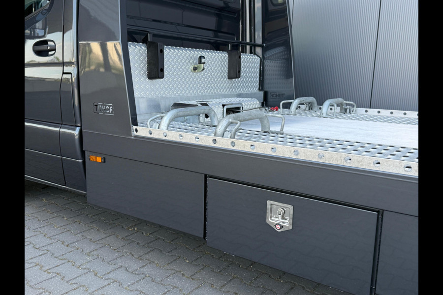 Mercedes-Benz Sprinter 519CDI V6 | 190PK | Luchtvering | Tijhof | 29.543KM NAP | 1e Eigenaar | Autotransporter | Oprijwagen | 2022.
