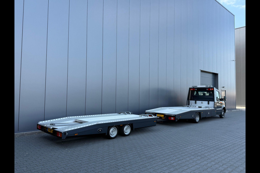 Mercedes-Benz Sprinter 519CDI V6 | 190PK | Luchtvering | Tijhof | 29.543KM NAP | 1e Eigenaar | Autotransporter | Oprijwagen | 2022.