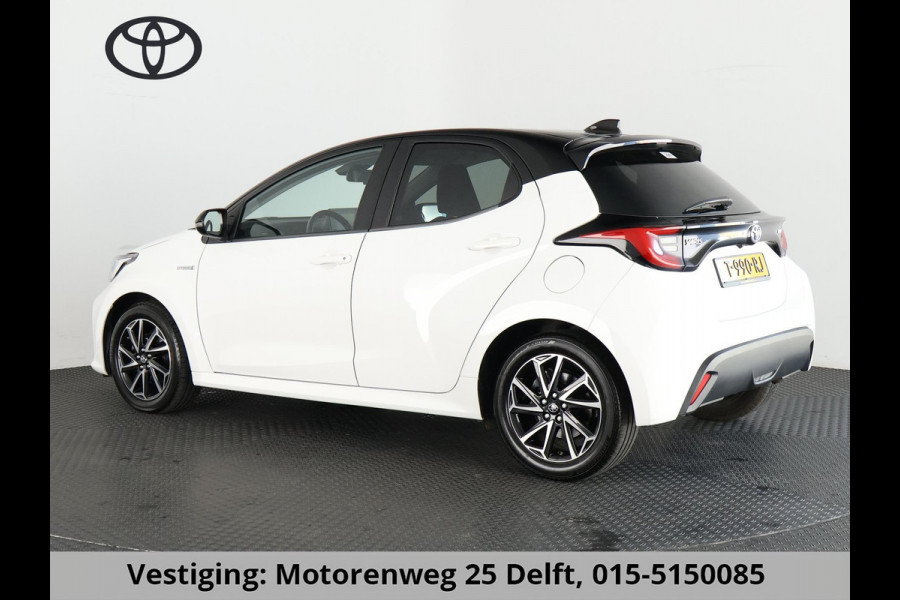 Toyota Yaris 1.5 HYBRID DYNAMIC-PACK BI-TONE AUTOMAAT BIJNA 2021. NAVI.CAMERA.LMV.CRUISE GARANTIE TOT 10-2030