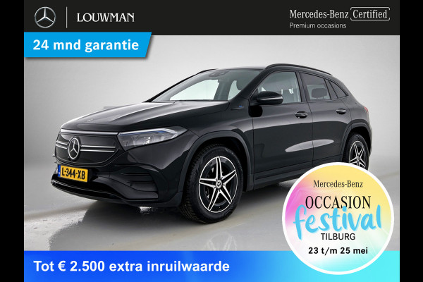 Mercedes-Benz EQA 250 Business Solution AMG 67 kWh | MBUX wide screen | Navigatie | 5 spaaks lichtmetalen velgen | Parking support | Camera | Inclusief 24 maanden MB Certified garantie voor Europa.