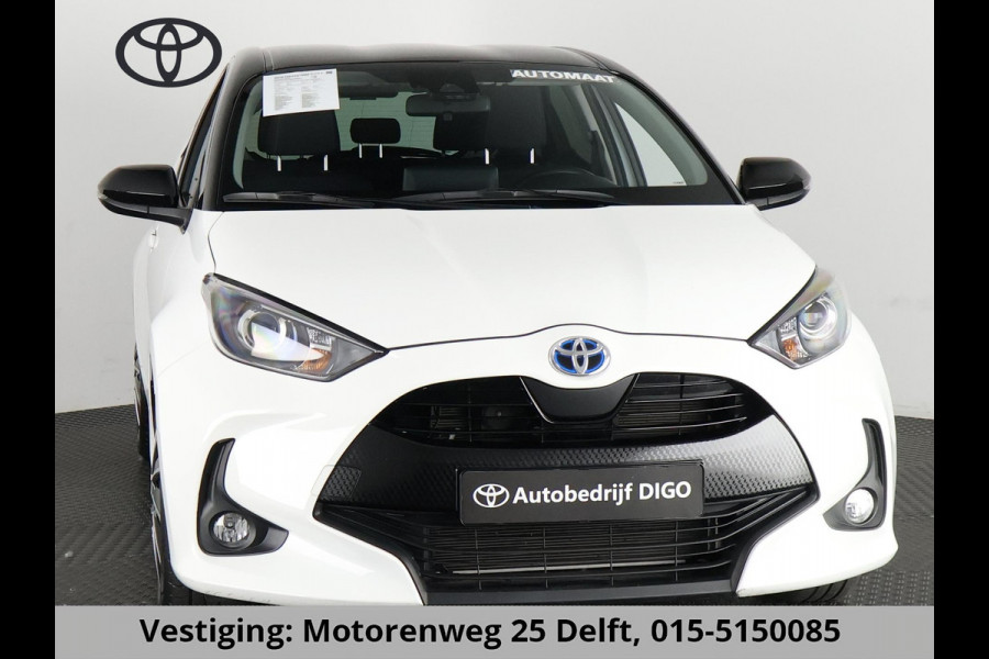 Toyota Yaris 1.5 HYBRIDE BLACK & WHITE GARANTIE 3-2034 AUTOMAAT. CLOUD NAVI. SLECHTS 17.000 KM.