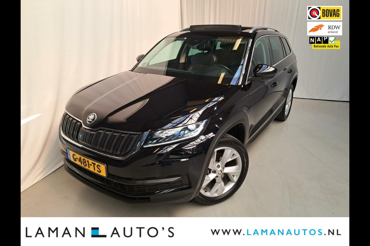 Škoda Kodiaq 1.5 TSI 150pk DSG Limited Business Edition 7P Aut. | Panorama Open dak Leder/Alcantara CarPlay Trekhaak Canton ECC Navi LED ACC Škoda Kodiaq 1.5 TSI 150pk DSG Limited Business Edition 7P Aut. | Panorama Open dak Leder/Alcantara CarPlay Trekhaak Canton ECC Navi LED ACC