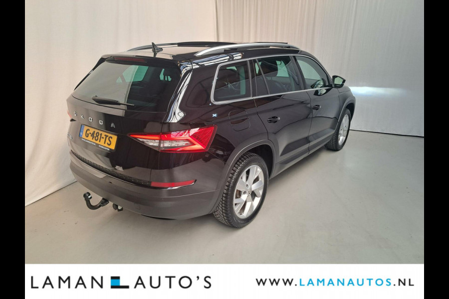 Škoda Kodiaq 1.5 TSI 150pk DSG Limited Business Edition 7P Aut. | Panorama Open dak Leder/Alcantara CarPlay Trekhaak Canton ECC Navi LED ACC