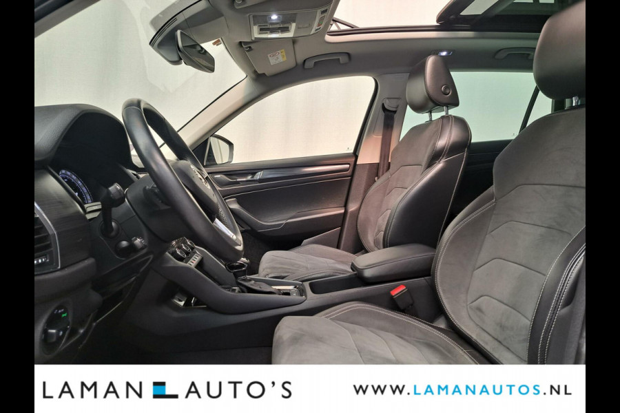 Škoda Kodiaq 1.5 TSI 150pk DSG Limited Business Edition 7P Aut. | Panorama Open dak Leder/Alcantara CarPlay Trekhaak Canton ECC Navi LED ACC