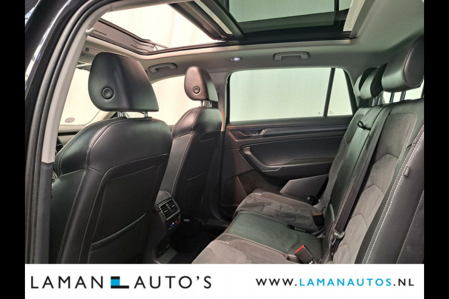 Škoda Kodiaq 1.5 TSI 150pk DSG Limited Business Edition 7P Aut. | Panorama Open dak Leder/Alcantara CarPlay Trekhaak Canton ECC Navi LED ACC