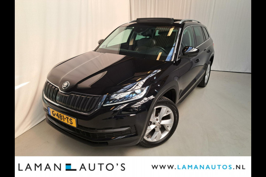 Škoda Kodiaq 1.5 TSI 150pk DSG Limited Business Edition 7P Aut. | Panorama Open dak Leder/Alcantara CarPlay Trekhaak Canton ECC Navi LED ACC