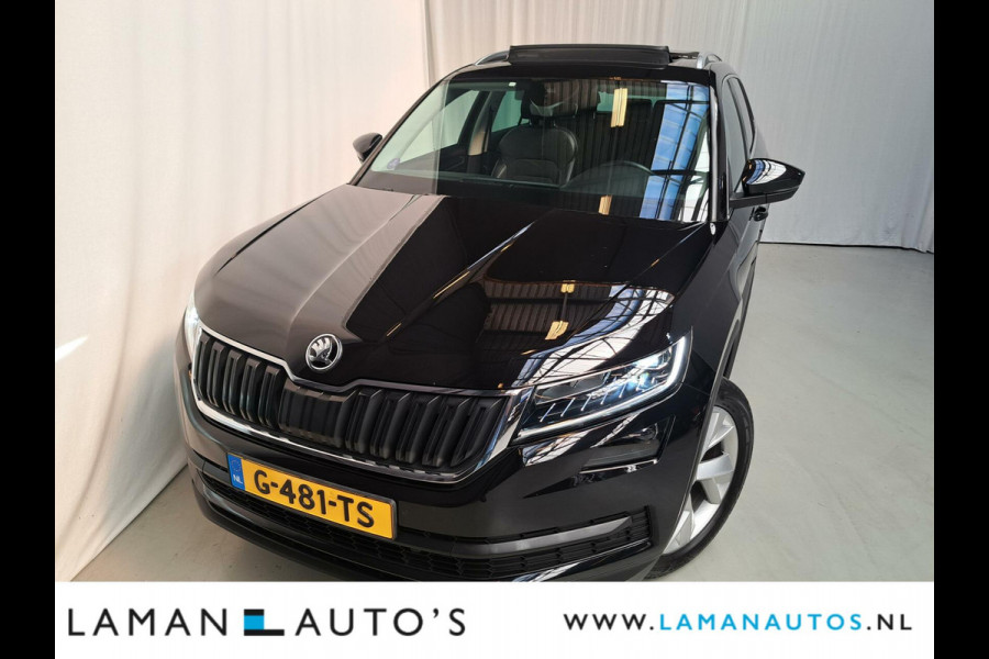 Škoda Kodiaq 1.5 TSI 150pk DSG Limited Business Edition 7P Aut. | Panorama Open dak Leder/Alcantara CarPlay Trekhaak Canton ECC Navi LED ACC