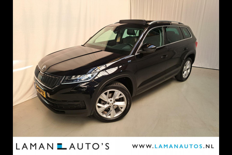 Škoda Kodiaq 1.5 TSI 150pk DSG Limited Business Edition 7P Aut. | Panorama Open dak Leder/Alcantara CarPlay Trekhaak Canton ECC Navi LED ACC