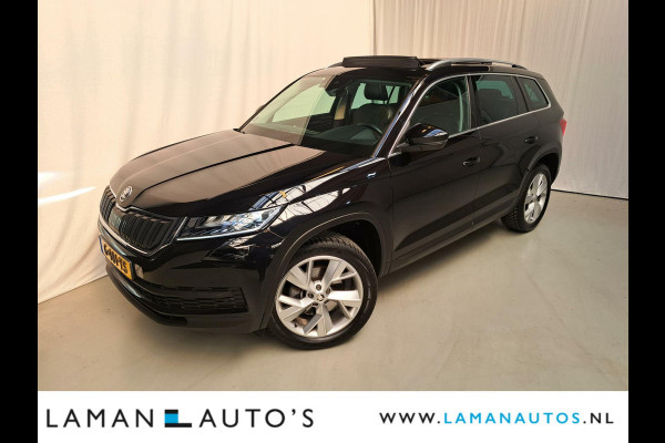 Škoda Kodiaq 1.5 TSI 150pk DSG Limited Business Edition 7P Aut. | Panorama Open dak Leder/Alcantara CarPlay Trekhaak Canton ECC Navi LED ACC