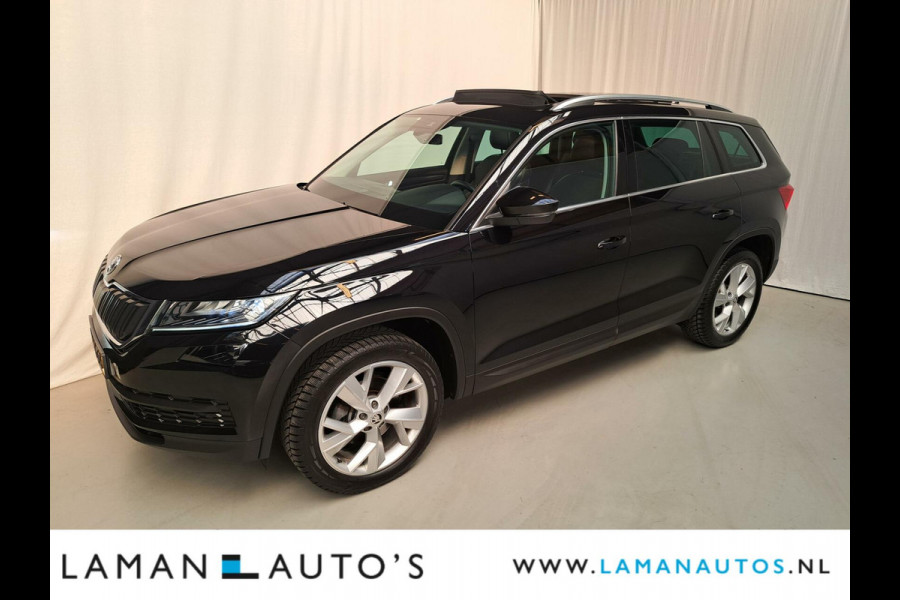 Škoda Kodiaq 1.5 TSI 150pk DSG Limited Business Edition 7P Aut. | Panorama Open dak Leder/Alcantara CarPlay Trekhaak Canton ECC Navi LED ACC