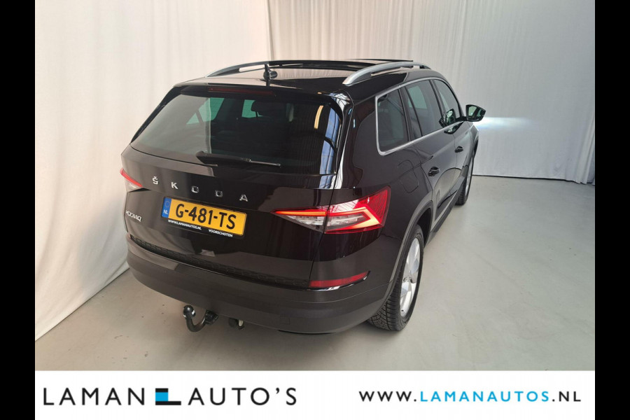 Škoda Kodiaq 1.5 TSI 150pk DSG Limited Business Edition 7P Aut. | Panorama Open dak Leder/Alcantara CarPlay Trekhaak Canton ECC Navi LED ACC