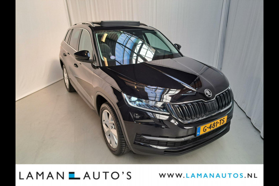 Škoda Kodiaq 1.5 TSI 150pk DSG Limited Business Edition 7P Aut. | Panorama Open dak Leder/Alcantara CarPlay Trekhaak Canton ECC Navi LED ACC
