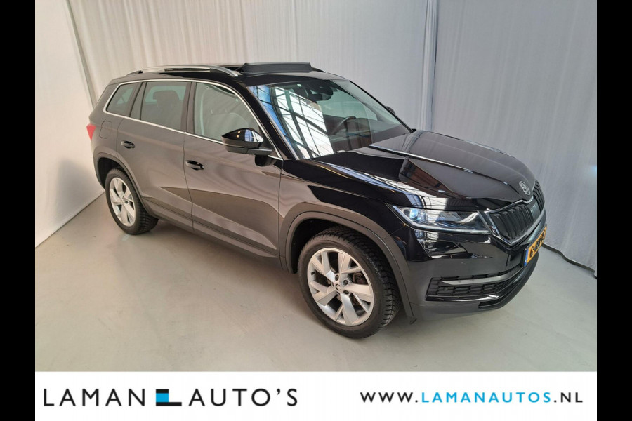 Škoda Kodiaq 1.5 TSI 150pk DSG Limited Business Edition 7P Aut. | Panorama Open dak Leder/Alcantara CarPlay Trekhaak Canton ECC Navi LED ACC