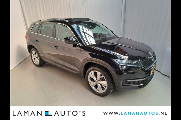 Škoda Kodiaq 1.5 TSI 150pk DSG Limited Business Edition 7P Aut. | Panorama Open dak Leder/Alcantara CarPlay Trekhaak Canton ECC Navi LED ACC