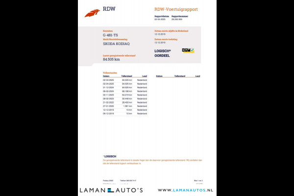 Škoda Kodiaq 1.5 TSI 150pk DSG Limited Business Edition 7P Aut. | Panorama Open dak Leder/Alcantara CarPlay Trekhaak Canton ECC Navi LED ACC