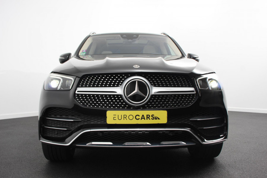 Mercedes-Benz GLE 350 e AMG 4-MATIC leder adaptive Cruise Control Burmester Audio Panorama dak 20 Inch Lichtmetalen Velgen Trekhaak
