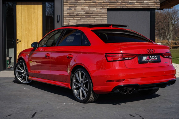 Audi A3 Limousine 2.0 TFSI 3X S-Line Quattro Pano/RS-zetels/Virtual/Tango-red