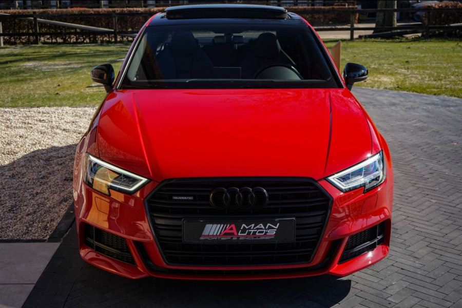 Audi A3 Limousine 2.0 TFSI 3X S-Line Quattro Pano/RS-zetels/Virtual/Tango-red