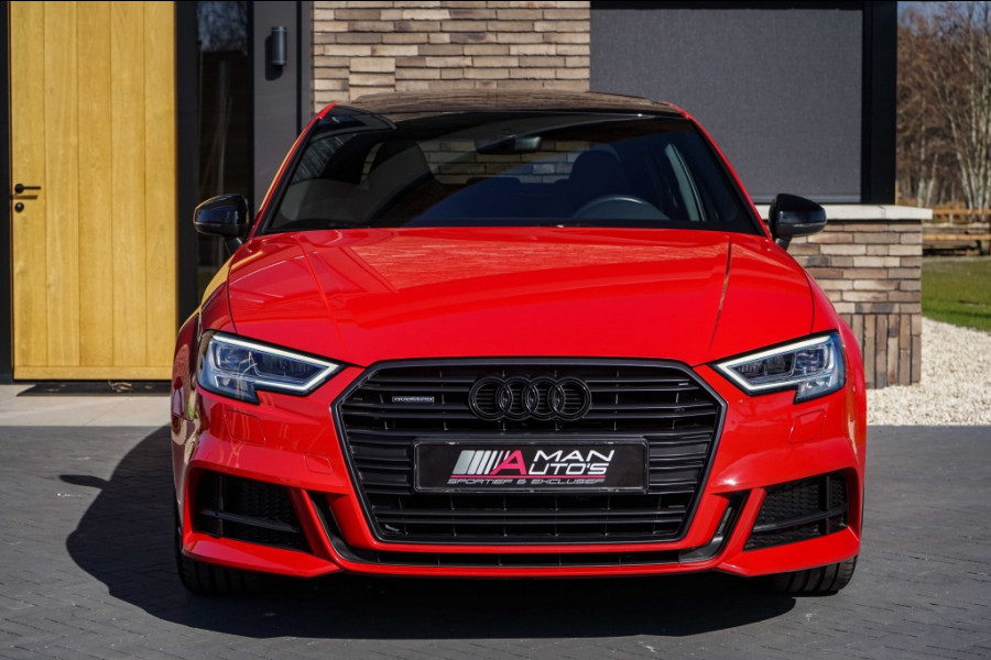 Audi A3 Limousine 2.0 TFSI 3X S-Line Quattro Pano/RS-zetels/Virtual/Tango-red